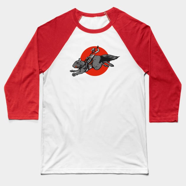 Rodeo Nut Baseball T-Shirt by Thomcat23